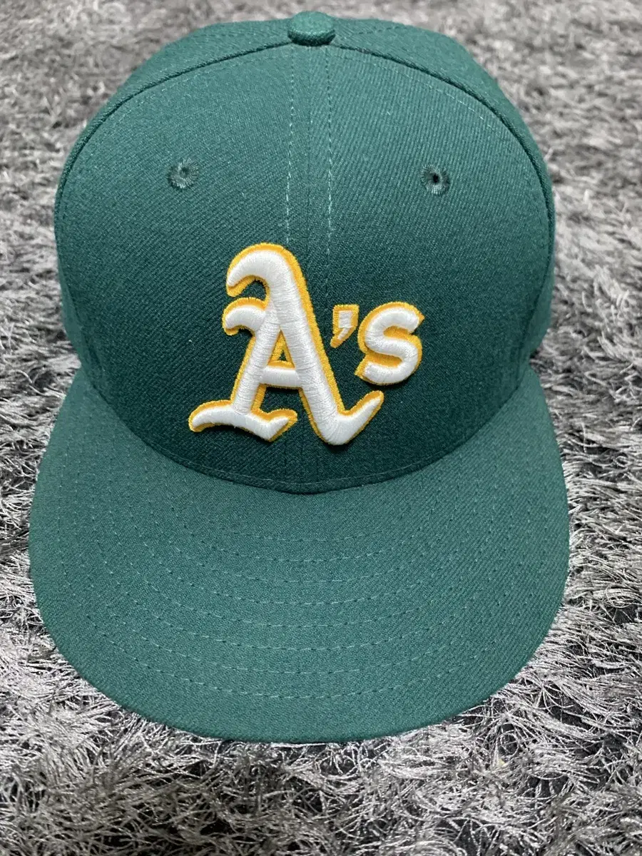 뉴에라 59FIFTY 어센틱 오클랜드 애슬레틱스 MLB 모자